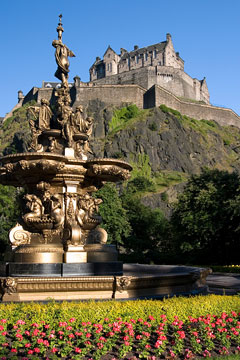 Edinburgh Castle in Scotland