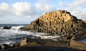 Giant's Causeway in County Antrim, Northern Ireland