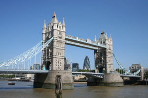 Tower Bridge in London, England